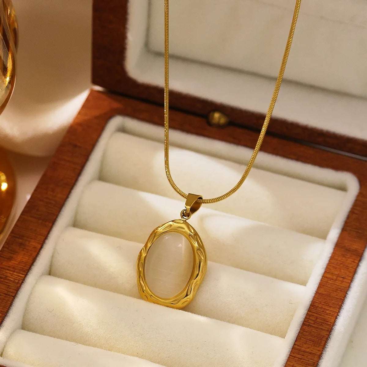 Moonstone Bloom Necklace