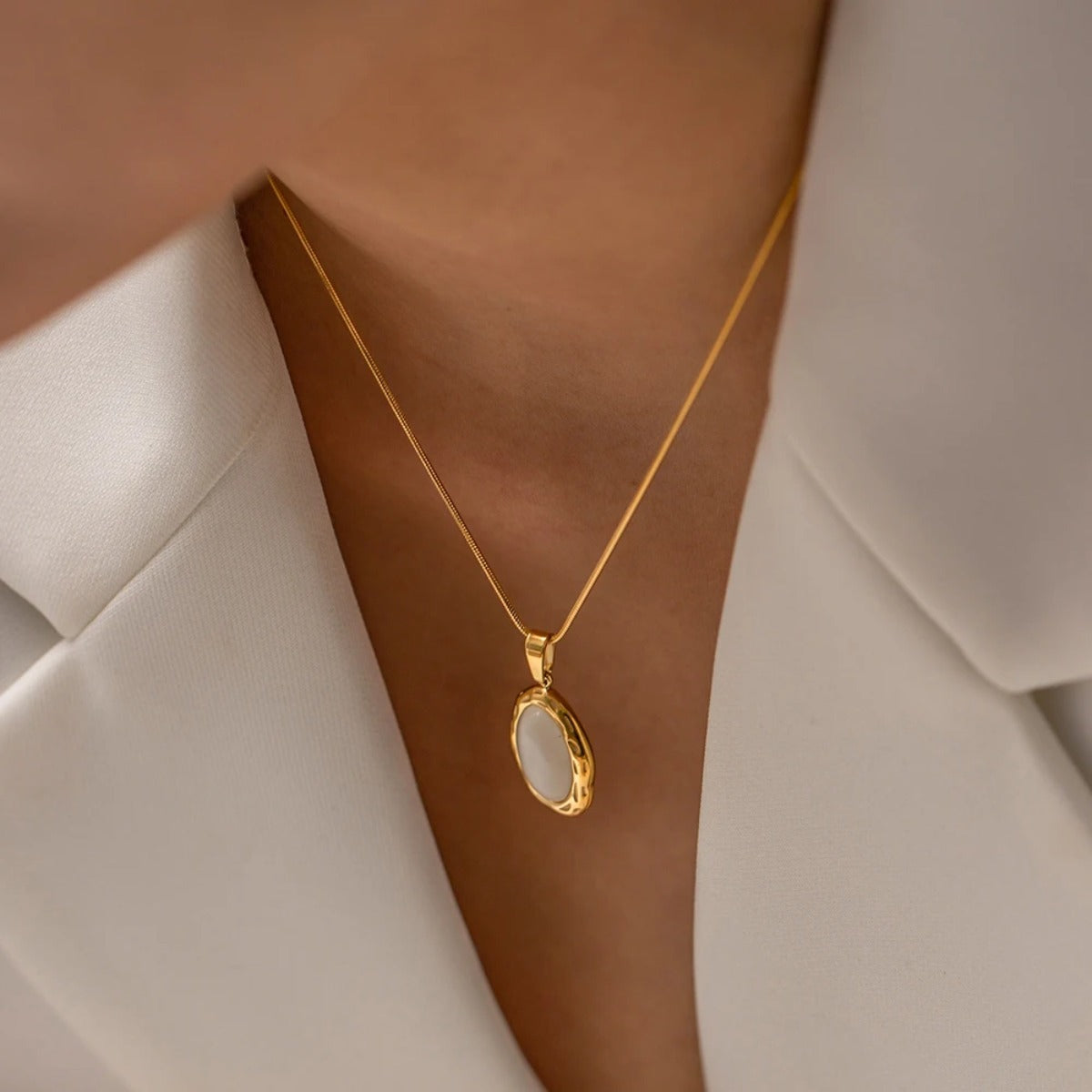 Moonstone Bloom Necklace