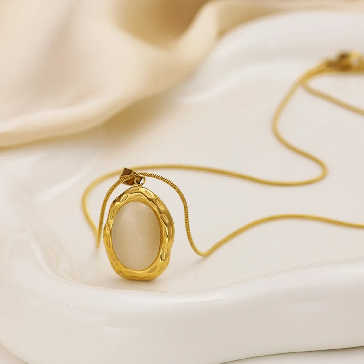 Moonstone Bloom Necklace