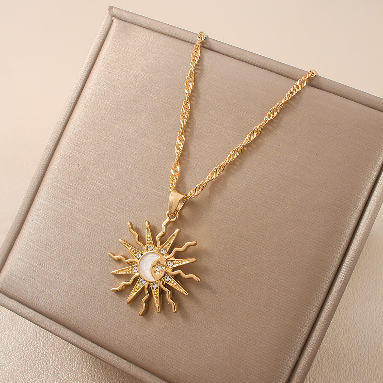 Golden Helios Necklace