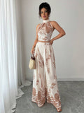 Blush Palm Maxi Dress