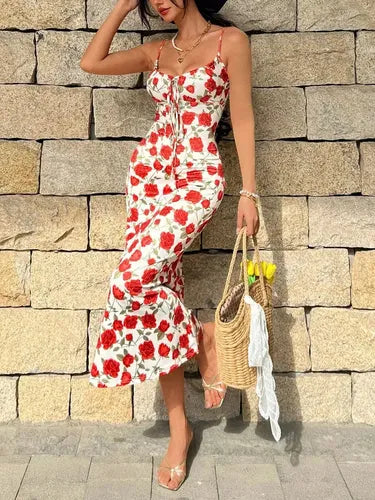 Poppy Bloom Maxi Dress