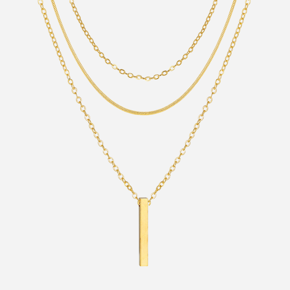 Golden Trinity Necklace
