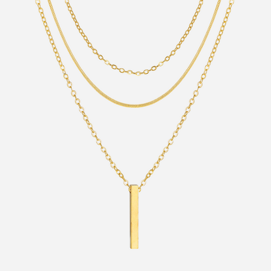 Golden Trinity Necklace