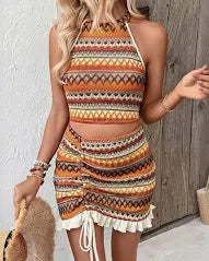 Santorini Knit Co-Ord Set