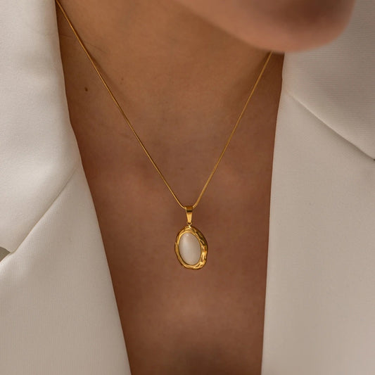 Moonstone Bloom Necklace
