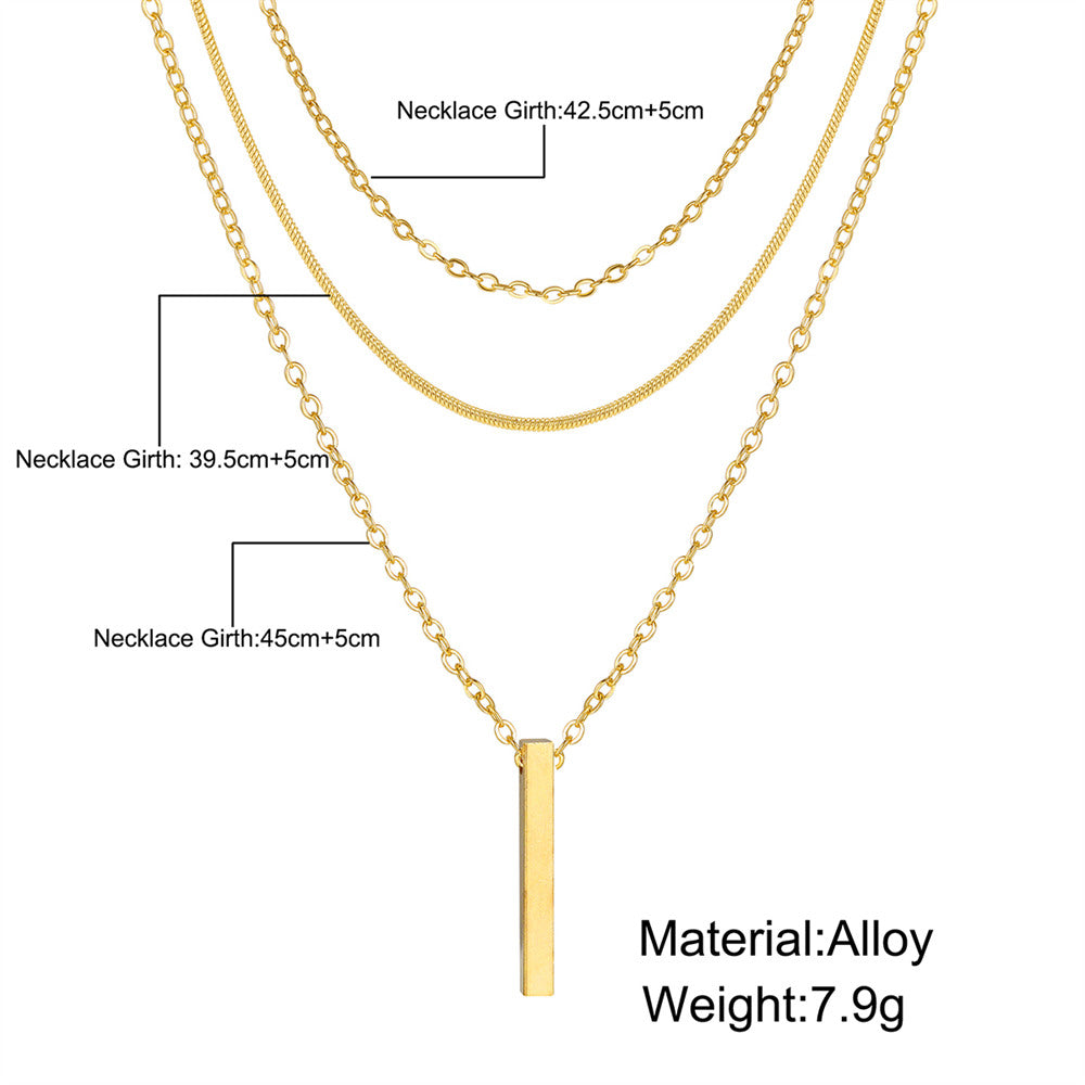 Golden Trinity Necklace