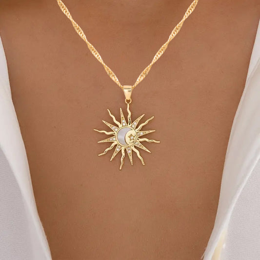 Golden Helios Necklace