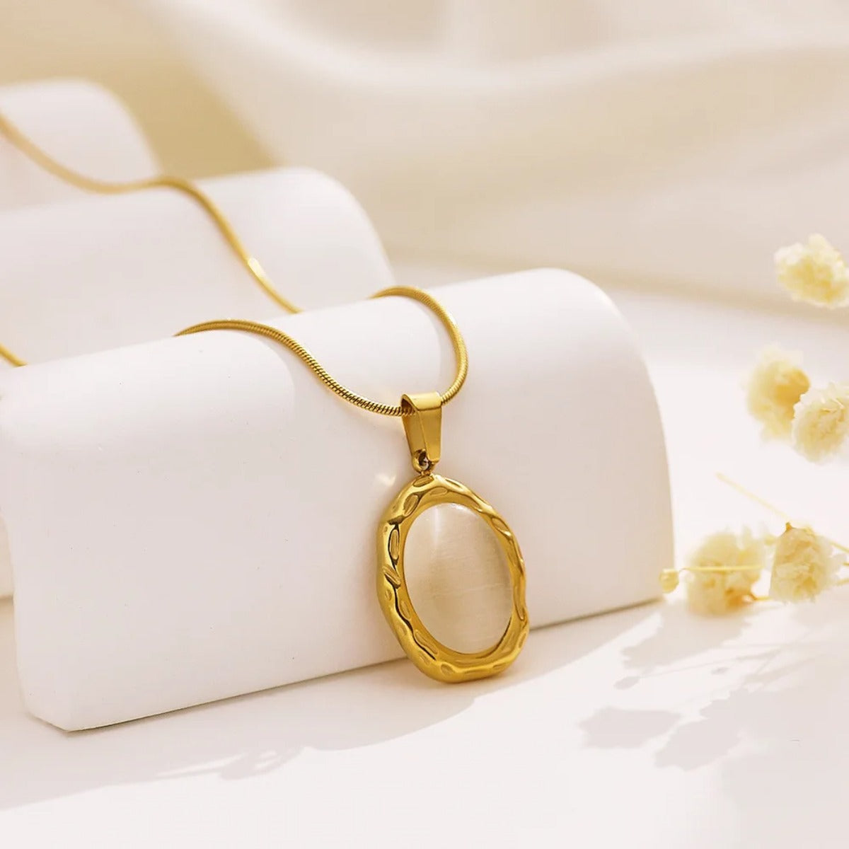 Moonstone Bloom Necklace
