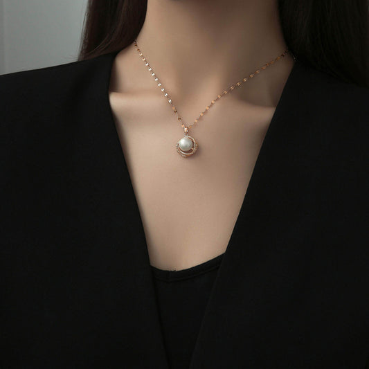 Orbital Pearl Necklace