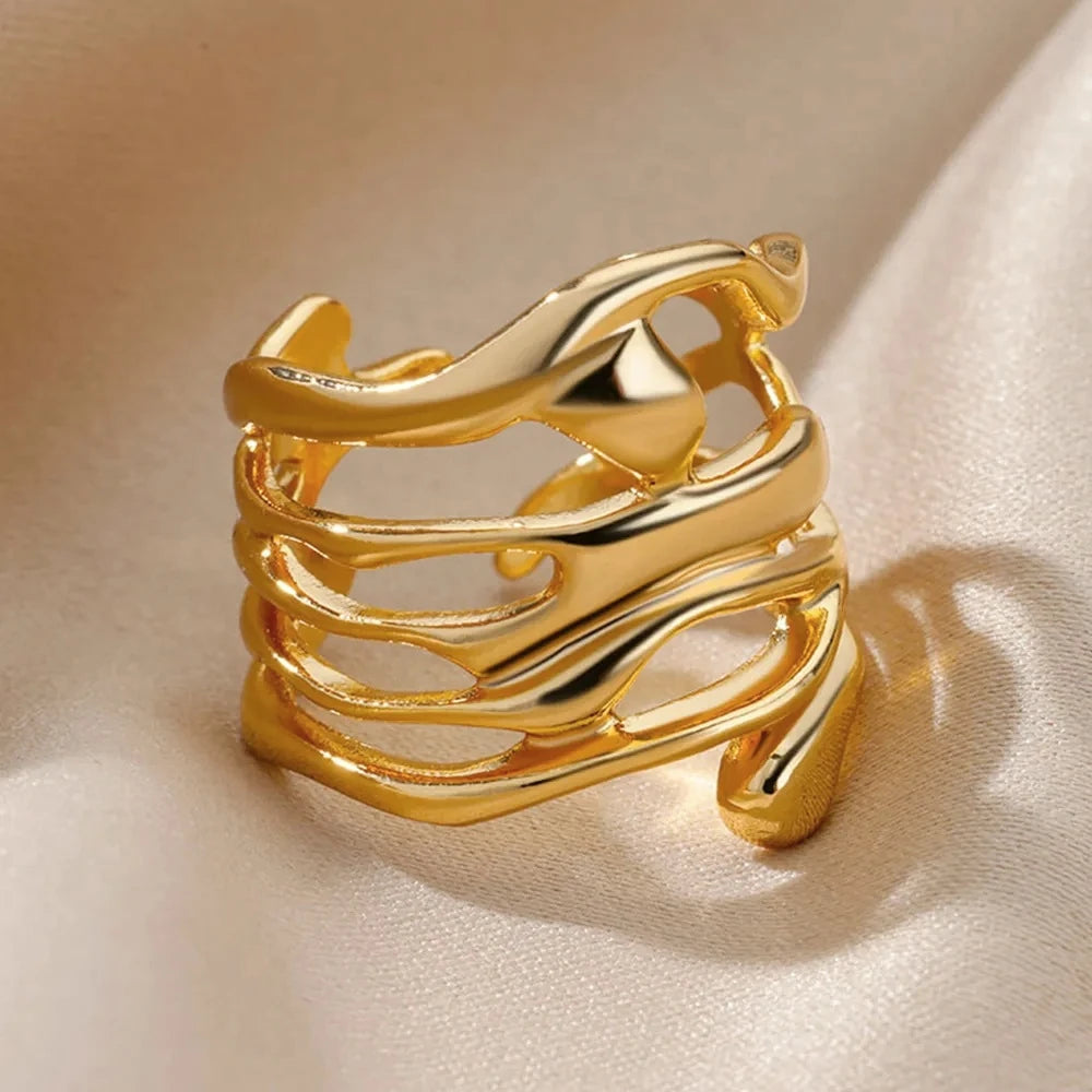 Asymmetrical Flow Ring