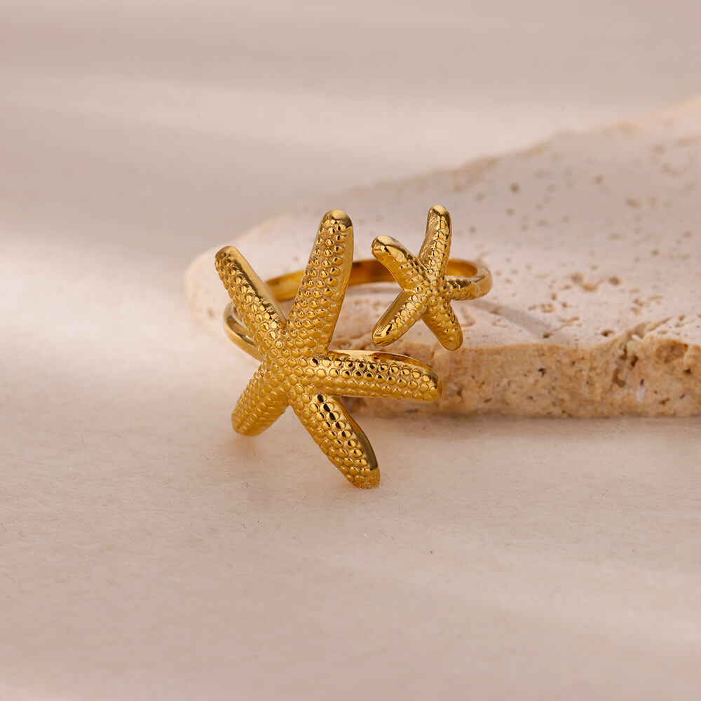 Starfish Embrace Ring