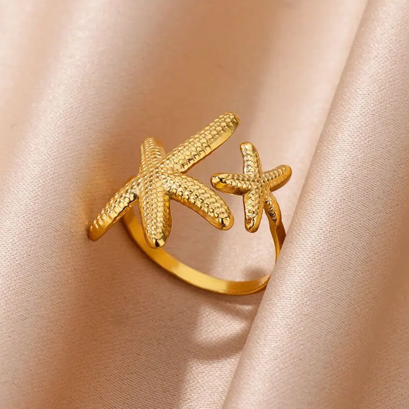Starfish Embrace Ring